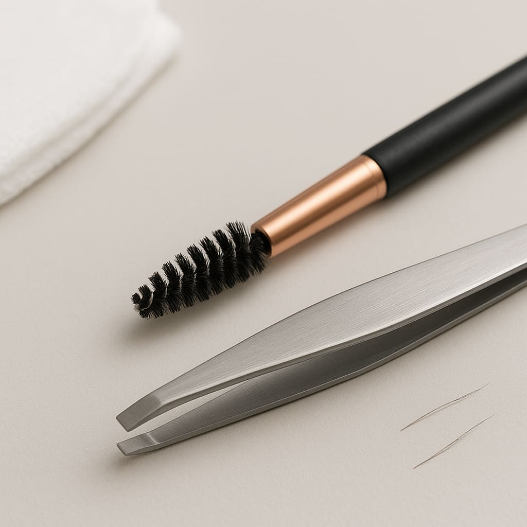 Tools zum Augenbrauen formen und färben