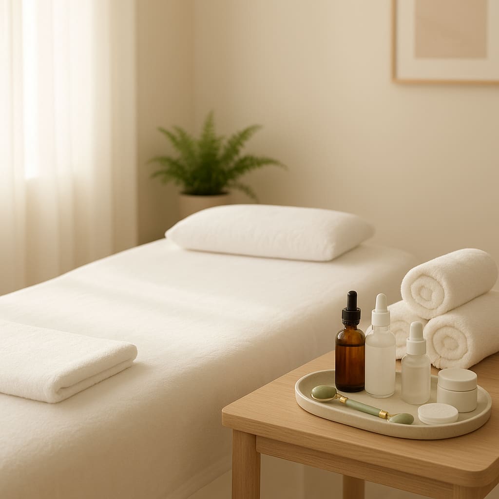 Raum für Gesichtspflege