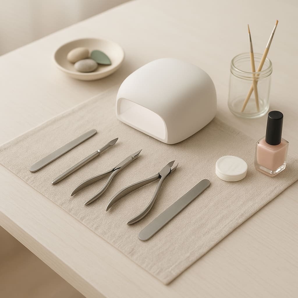 Maniküre Arbeitsplatz im Studio